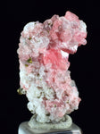 2.5cms RHODOCHROSITE PYRITE FLUORITE CHINA CRYSTAL RHOMBOHEDRAL MINIATURE RB644
