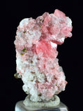 2.5cms RHODOCHROSITE PYRITE FLUORITE CHINA CRYSTAL RHOMBOHEDRAL MINIATURE RB644