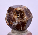 1.7cm GARNET GROSSULAR HESSONITE DODECAHEDRON CRYSTALS PERU MINERAL GB21