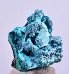 3cm GEM BLUE MALACHITE CHRYSOCOLLA PERU ROSETTE BOTRYOIDAL CRYSTAL GRAPE  UB126