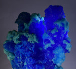 14cms NEW BLUE CHALCANTHITE NATURAL BOTRYOIDAL CRYSTALS PERU TRANSLUCENT FB78
