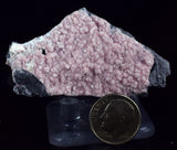 5.9cms RHODOCHROSITE ROSETTE PERU PINK CRYSTALS HUANZALA MINE MINERAL RB560