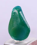 5.5carats GEM SILICA CHRYSOCOLLA CHALCEDONY LILY MINE PERU TUMBLED QUARTZ BB42