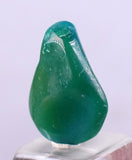 5.5carats GEM SILICA CHRYSOCOLLA CHALCEDONY LILY MINE PERU TUMBLED QUARTZ BB42