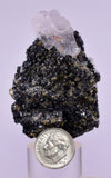 5.9cms MANGANOAN CALCITE QUARTZ PYRITE CHALCOPYRITE SCHEELITE ? PERU GB67