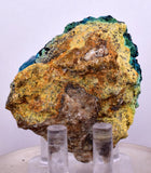 5.4cms QUARTZ CHRYSOCOLLA BOTRYOIDAL TENTADORA MINE PERU MINERAL SPECIMEN CB114