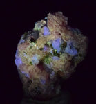 2.3cms RHODOCHROSITE FLUORITE PYRITE CRYSTAL RHOMBOHEDRAL SUPER MINIATURE RB305