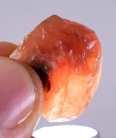 6.7grams GEM RED RHODOCHROSITE ROUGH ORTIZ  PERU GEMSTONE MINERAL SPECIMEN RB186