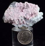 LOT 10 RHODOCHROSITE ROSETTE PERU PINK CRYSTALS HUANZALA MINE MINERAL RB544