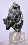 4.8cms ACTINOLITE EPIDOTE CRYSTALS PERU NATURAL BRILLIANT CLUSTER MINERAL CB94