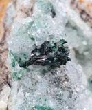 8.5cms ATACAMITE DRUZY MALCHITE CHRYSOCOLLA LILY MINE PERU MINERAL AB141