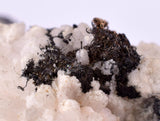6.6cms NATIVE SILVER WIRE CALCITE PERU UCHUCCHACUA MINE MINERAL SPECIMEN HB246