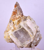 9.5 cms RED ORANGE ZEOLITE STILBITE LAUMONTITE CALCITE CRYSTALS PERU FB79