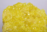 8.6cms SULPHUR NATURAL CRYSTALS BOLIVIA SULFUR POTOSI MINERAL SPECIMEN YB22