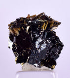 1.6cms GOLDEN RUTILE HEMATITE SPRAY NEEDLES CRYSTALS TITANIUM BAHIA BRAZIL  XB09