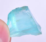 11cts GEM BLUE OPAL HIGH QUALITY PERU ROUGH SCENIC MINERAL SPECIMEN OB146