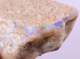 23 cts FIRE OPAL AUSTRALIA PRECIOUS BLUE FIRE OPAL COBBER MATRIX JEWELRY OB66