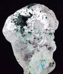3.7cms CHRYSOCOLLA INSIDE SELENITE CRYSTAL LILY MINE 2000 DISCOVERY PERU TB99