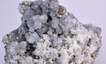 14cm BLUE DOLOMITE SELLAITE CRYSTALS CHALCOPYRITE QUARTZ CALCITE PERU GB35