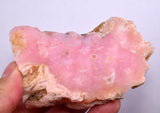 240 grams GEM PINK OPAL PERU ROUGH ANGEL SKIN TRANSLUCENT CORAL COLOR PB65