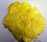 8.6cms SULPHUR NATURAL CRYSTALS BOLIVIA SULFUR POTOSI MINERAL SPECIMEN YB22