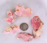 52 grams GEM PINK OPAL PERU ROUGH CORAL COLOR TRANSLUCENT MINERAL PB57