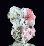 1.9cms RHODOCHROSITE PYRITE FLUORITE CHINA CRYSTAL RHOMBOHEDRAL MINIATURE RB648