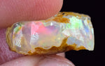 7.5cts FIRE OPAL ETIOPE ROUGH PRECIOUS FIRE OPAL ETHIOPIAN JEWELRY OB68