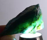 250Carats GEM SILICA CHRYSOCOLLA  PERU CHALCEDONY QUARTZ BLUE ROUGH FACET SB133