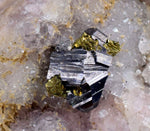 10cm PEARCEITE POLYBASITE CRYSTAL SILVER  MINERAL SPECIMEN PERU COLLECTOR HB179