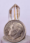 1.5cms QUARTZ RUTILATED POLISHED CABOCHON BRASIL RUTILE PENDANT JEWELRY QB61
