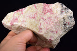 545 Grams GEM RED THULITE SCAPOLITE MARIALITE CLINOZOISITE ROUGH PERU OB136