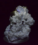 3.6cms APATITE QUARTZ PYRITE CRYSTALS DICKITE PERU HUANZALA AB231