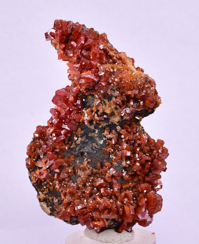 5.8cm VANADINITE HOLLANDITE CRYSTAL MIBLADEN MOROCCO  MINERAL SPECIMEN WB24