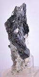 12cms STIBNITE QUARTZ CRYSTAL PERU MINERAL SPECIMEN COLLECTOR MB117