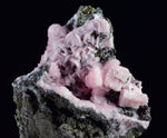 4.5cms RHODOCHROSITE ROSETTE PYRITE CRYSTALS PERU MINERAL SPECIMEN RB529