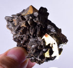 5cms RED LIMONITE MARCASITE QUARTZ GOETHITE CRYSTALS PERU MINERAL SPECIMEN QB70