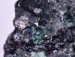 3.1cms GEOCRONITE GREEN FLUORITE CRYSTAL PERU MILPO ATACOCHA PERU SHINY KB34