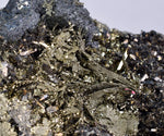 16cms MARCASITE BLADED PYRITE QUARTZ  ARSENOPYRYTE  BORNITE PERU CRYSTALS MB116