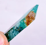 3.2 grams GEM BLUE OPAL PERU SLAB SCENIC SEASCAPE MINERAL SPECIMEN OB56