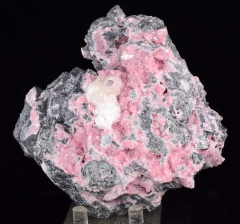 11.3cms RHODOCHROSITE ROSETTE PERU PINK CRYSTALS HUANZALA MINE MINERAL RB470