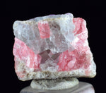 1.9cms RHODOCHROSITE PYRITE FLUORITE CHINA CRYSTAL RHOMBOHEDRAL MINIATURE RB638