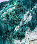 9.2cm GEM BLUE MALACHITE CHRYSOCOLLA PERU ROSETTE BOTRYOIDAL CRYSTAL GRAPE UB128