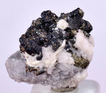 1.6cms NATIVE SILVER WIRE PERU ACANTHITE UCHUCCHACUA MINE MINERAL SPECIMEN HB196