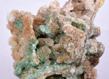 6.3cms DRUZY CHRYSOCOLLA QUARTZ PERU COPPER MINERAL SPECIMEN COLLECTOR DB86