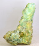 22cm MELANTERITE VOLCANO HOLE INSIDE STALACTITE CHALCANTHITE CRYSTAL PERU  FB77