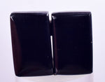 10 PAIRS LEMURIAN BLACK JADE GEM PERU PYRITE JEWELRY CABOCHON PENDANT BB322
