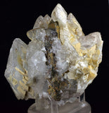 13.5cms CALCITE WITH QUARTZ CRYSTALS PERU SHINY MINERAL SPECIMEN GB25