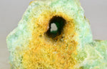 22cm MELANTERITE VOLCANO HOLE INSIDE STALACTITE CHALCANTHITE CRYSTAL PERU  FB77