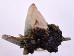 9.3cms QUARTZ EPIDOTE TOURMALINE CRYSTAL MINERAL SPECIMEN QB102